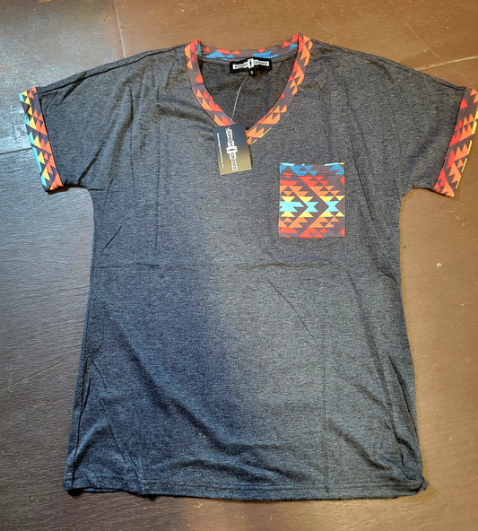 V-Neck Vaquera Tee