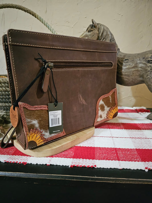 Hand Tooled Bag- Sunflower