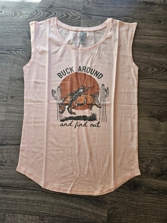 Buck Around & Find Out Sleeveless Tank