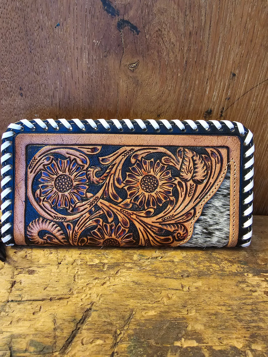 Pecos Plains Stitched Hand-tool Wallet