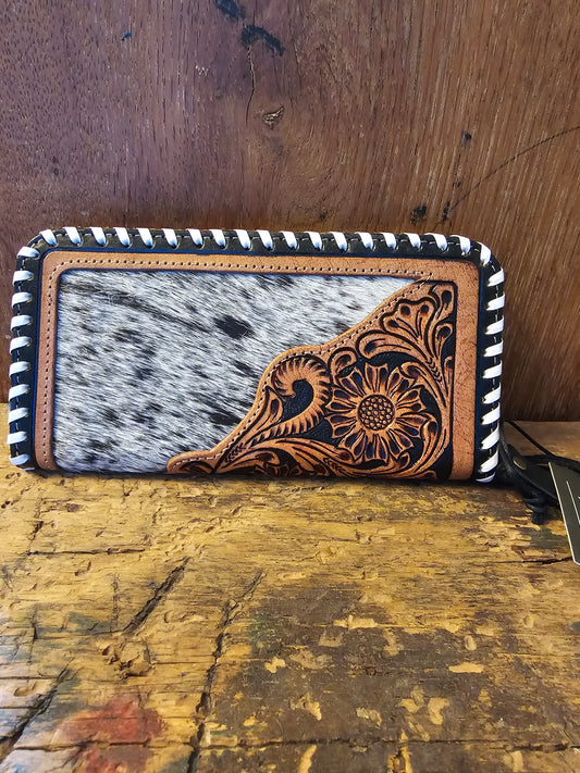 Pecos Plains Stitched Hand-tool Wallet