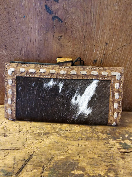 Bayou Leather & Hairon Hide Wallet