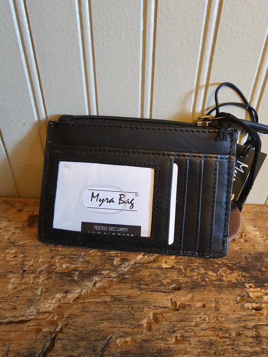 Eagle Range Hand-Tooled Credit Card Holder