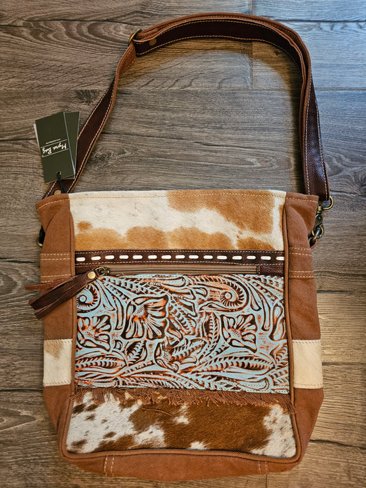 Lanthe Canvas and Hair-on Bag