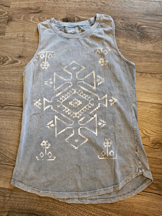 Ladies Aztec Mineral Graphic Tank Top