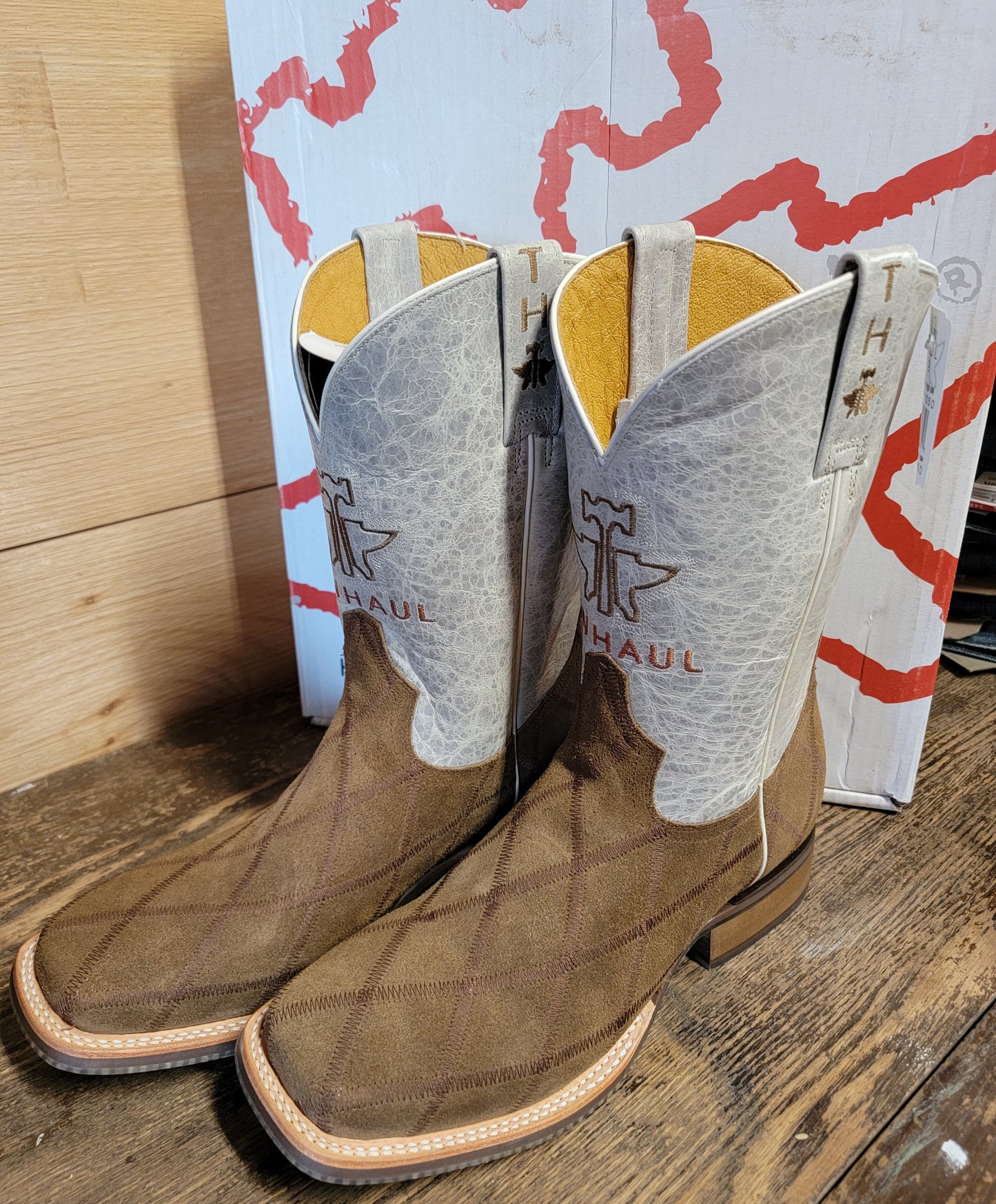 Tin Haul Brown Boots for Men