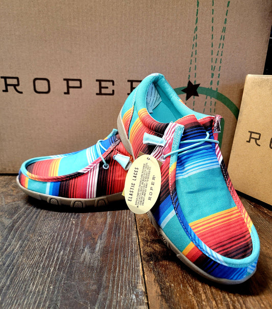 Ladies Roper Mocs Serape