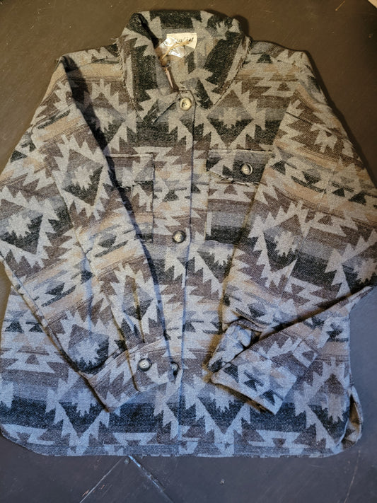 Gray Aztec Jacket