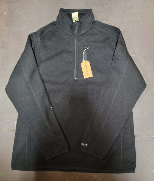 Men's Stetson Quarter Zip Black