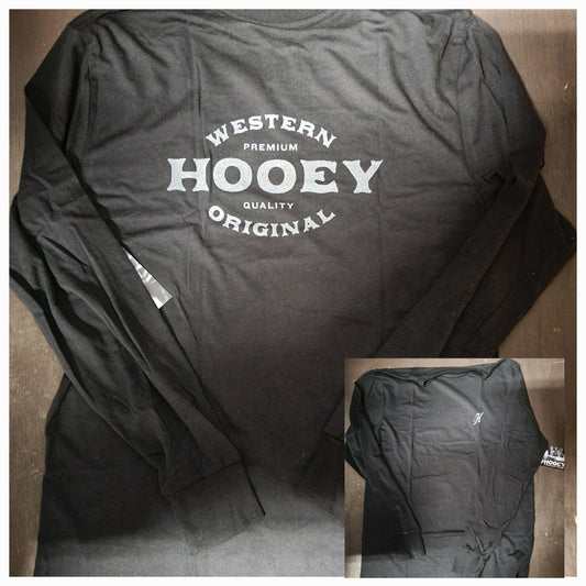 Men's Hooey Long Sleeve Black